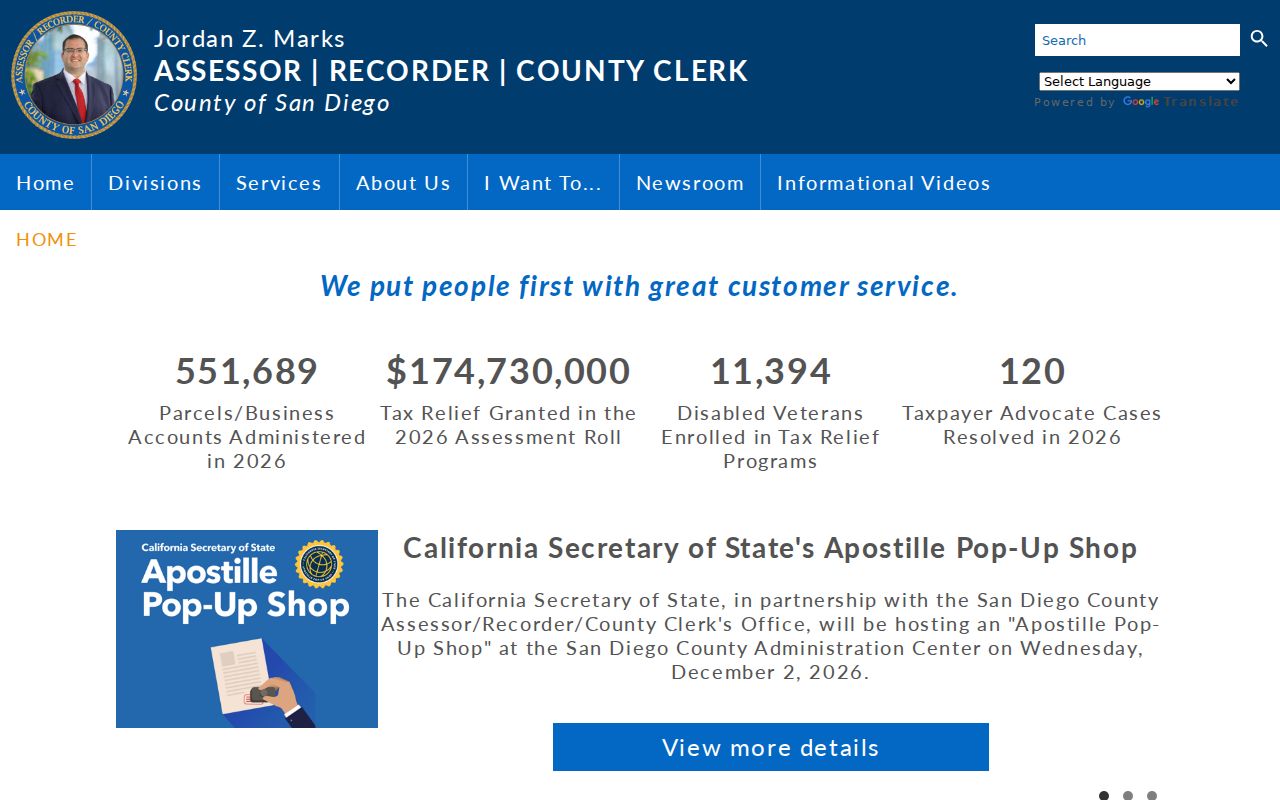 Escondido residents directory San Diego County records office