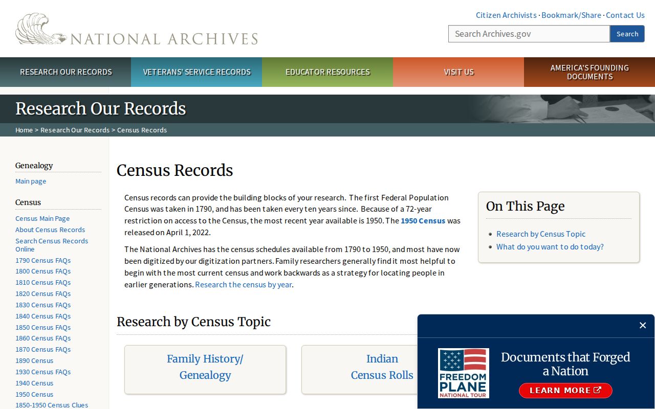 Escondido previous residents National Archives census research